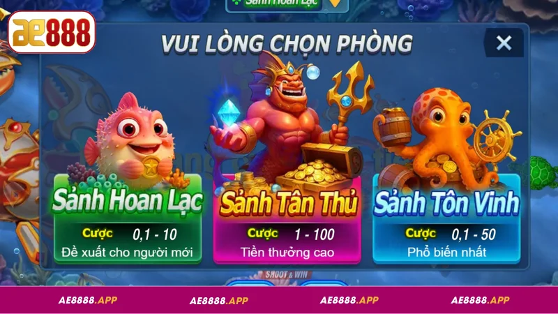 Cách chơi bắn cá All-Star Fishing AE888 chi tiết