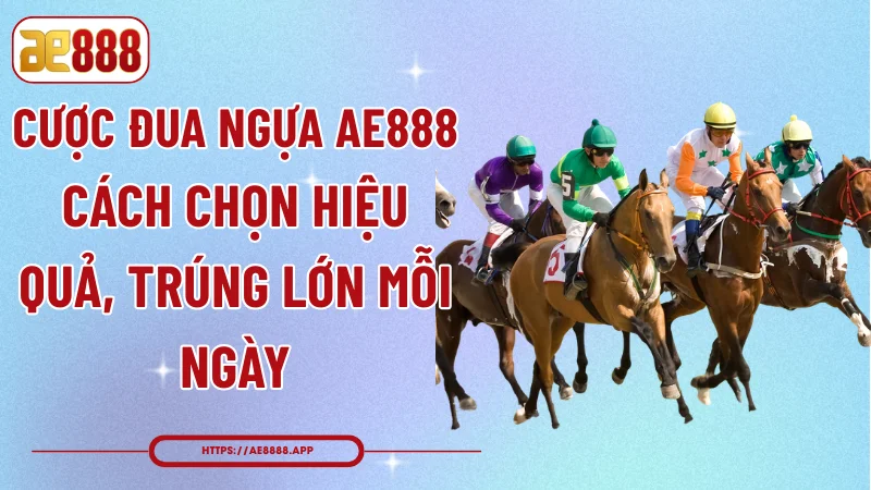 Cược Đua Ngựa AE888 - Cách Chọn Hiệu Quả, Trúng Lớn Mỗi Ngày